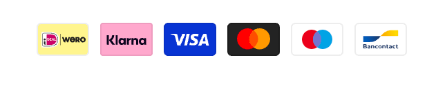 Betaal veilig met iDEAL | Wero, Klarna, Visa, Mastercard, Maestro en Bancontact